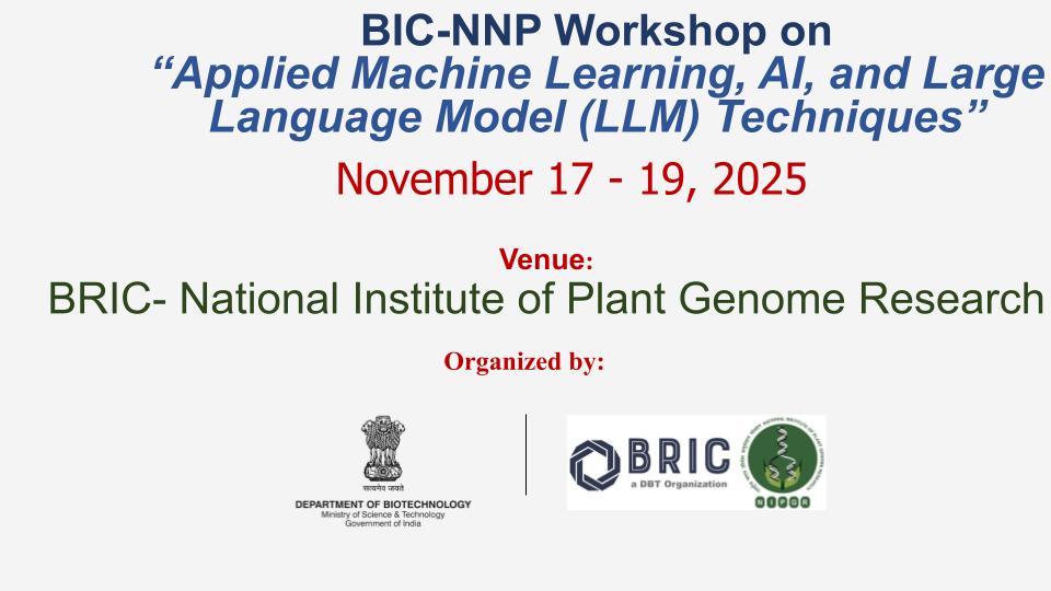 Workshop Welcome Banner